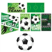 Soccer 'Goal Getter' Cutout Decorations 12pc