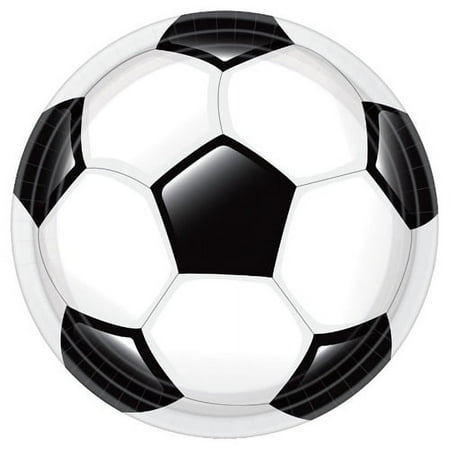 Soccer 'Goal Getter' Large Paper Plates (18ct)