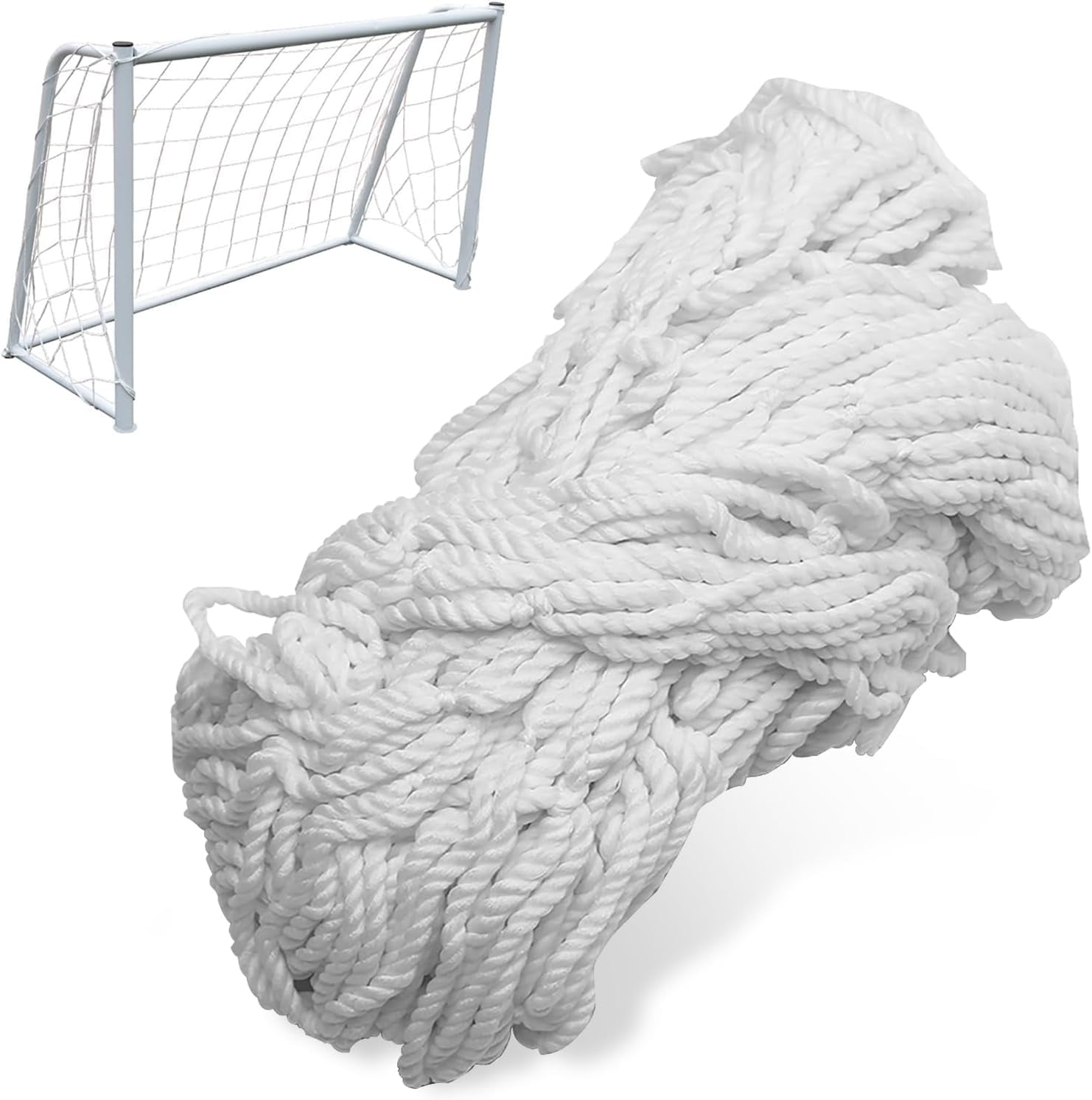 Strong Camel Official Size Soccer Goal Nets – 24'x8' & 12'x7' – Outdoor Football Training Netting