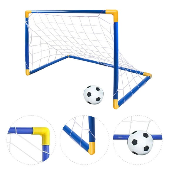 Soccer Goal Set,5Pcs Portable Goals Training Equipment for Garden Indoor Outdoor Backyard, Birthday Gift