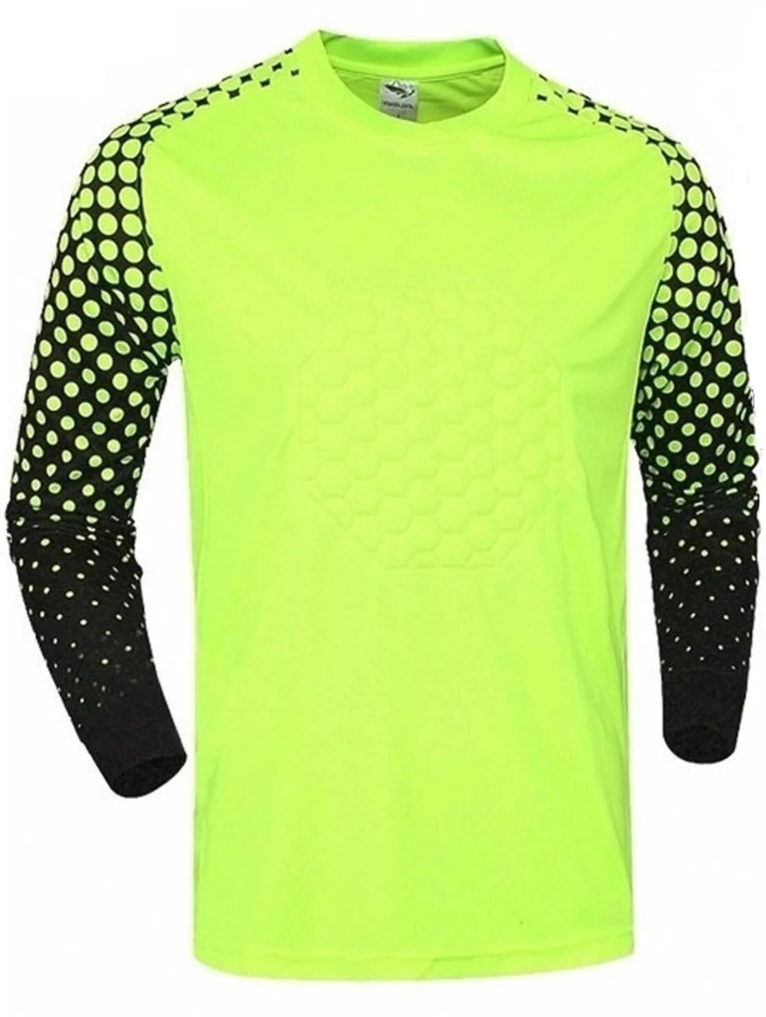 Soccer Goalie Shirt Lightweight Fabric Padded Chest and Elbows (Small