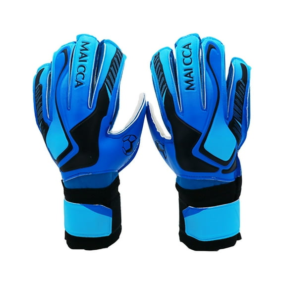 Soccer Goalkeeper Gloves, Furenl Soccer Gloves – Goalkeeper Gloves with Strong Grip and Finger Protection, Blue1