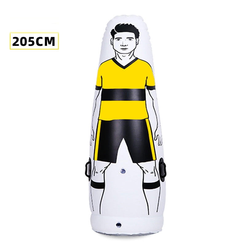 Soccer Inflatable Dummy 175CM Training Dummies Portable Football Practice Equipment Tumbler