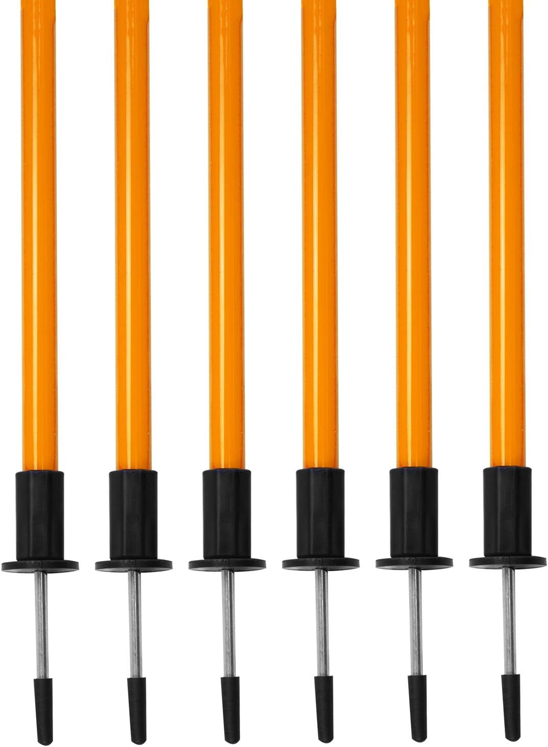 Soccer Innovations 1-Inch Speed and Agility Training Poles with Metal ...