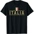 thumbnail image 1 of Soccer Italia Italian flag Italy T-Shirt, 1 of 4