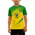 thumbnail image 1 of Soccer Jersey 2026 Fan Top for Big Boy Youth Brazil Top Comfortable Kids Team Apparel for Play And Everyday Fashion Top Size11-12T, 1 of 7
