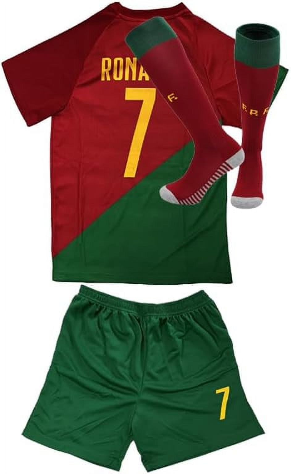 Soccer Jersey Boys,Boys' Soccer Jersey 7,Ro_naldo,Soccer Jersey for Kids Football Youth Jerseys