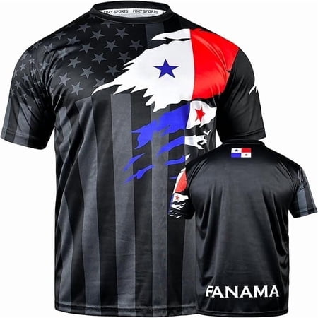 Fox & Fury Panama Soccer Jersey for Men & Women – Adult Unisex Football Shirt, Camiseta de Futbol Panama