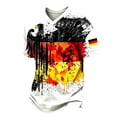 thumbnail image 1 of Soccer Jersey Shirts Men German Casual For Soft Comfortable Athletic Top Graphic Jerseys Football Size L, 1 of 3