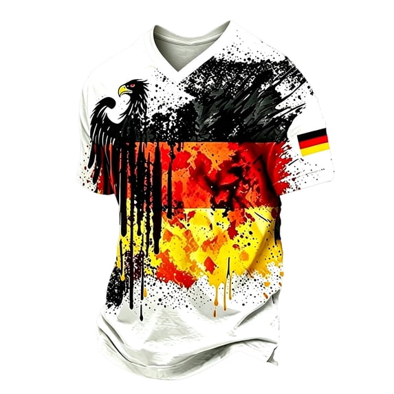 Soccer Jersey Shirts Men German Casual For Soft Comfortable Athletic Top Graphic Jerseys Football Size L