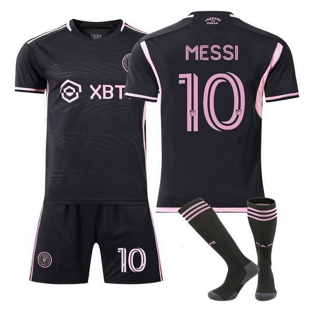 Soccer Jerseys for Kids Boys & Girls Number #10 ME-SSI Football Training Uniforms