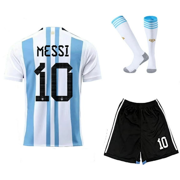 Soccer Jerseys for Kids Boys & Girls Number #10 Printed Jersey Soccer Practice Outfits