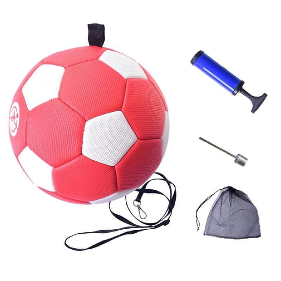 Soccer Kick/Throw Training, Football for Solo Practice Training Aid for Juggling, Foot Control, Kicking Practice Set