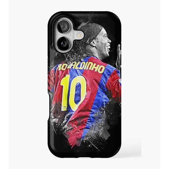 Soccer Legend Black White Art Tough Case for iPhone 11 12 13 14 15 16 17
