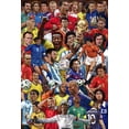 thumbnail image 1 of Soccer Legends - Sports Poster (Famous Soccer Players) (Size: 24" x 36"), 1 of 3