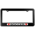 thumbnail image 1 of Soccer Love with Hearts License Plate Frame, 1 of 1