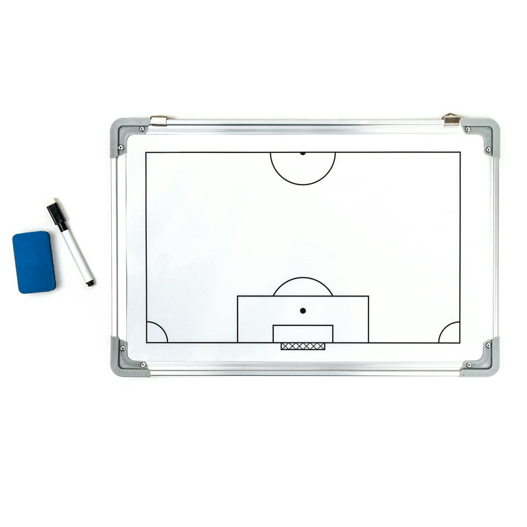 Soccer Magnetic Coaching Board Whiteboard Clipboard by Trademark Innovations