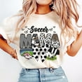 thumbnail image 1 of Soccer Mama shirt, Soccer Mama shirt, Soccer Coquette shirt, Game Day Soccer Bow shirt, Checkered Soccer shirt, Soccer Mom shirt, 1 of 5