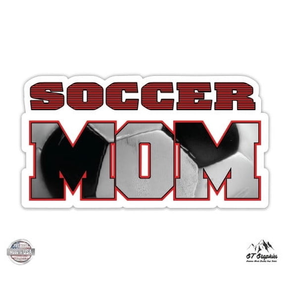 Soccer Mom - 12" Vinyl Sticker Waterproof Decal