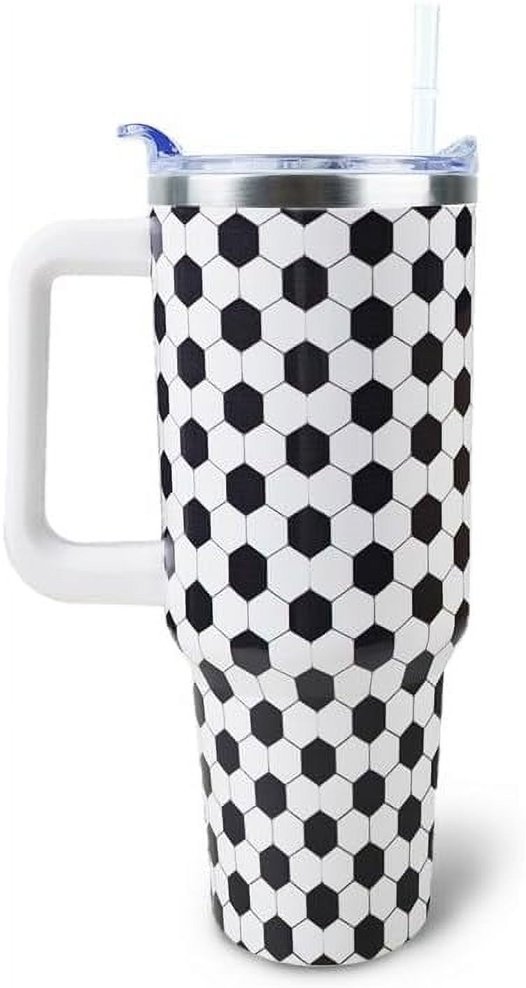 Soccer Mom 40 Oz Tumbler With Handle And Straw Lid Leak Proof Soccer Soccer Mom 40 Oz Tumbler With Handle And Straw Lid Leak Proof Soccer