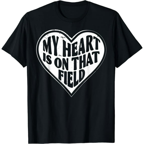 Soccer Mom Design My Heart Is On That Field T-Shirt