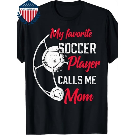 Soccer Mom Graphic T-Shirt Funny Sports Mother's Day Gift Women's Athletic Short Sleeve Tee Retro Style Apparel