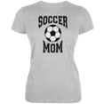 thumbnail image 1 of Soccer Mom Heather Grey Juniors Soft T-Shirt - X-Large, 1 of 1
