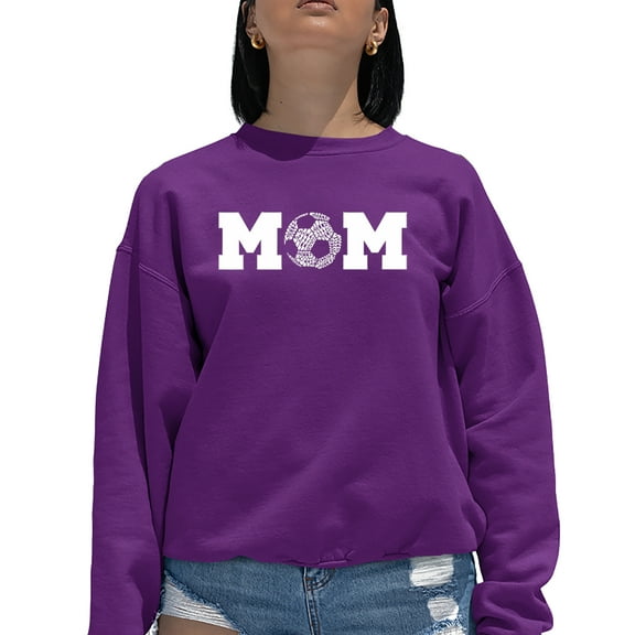 Soccer Mom - Women's Word Art Crewneck Sweatshirt