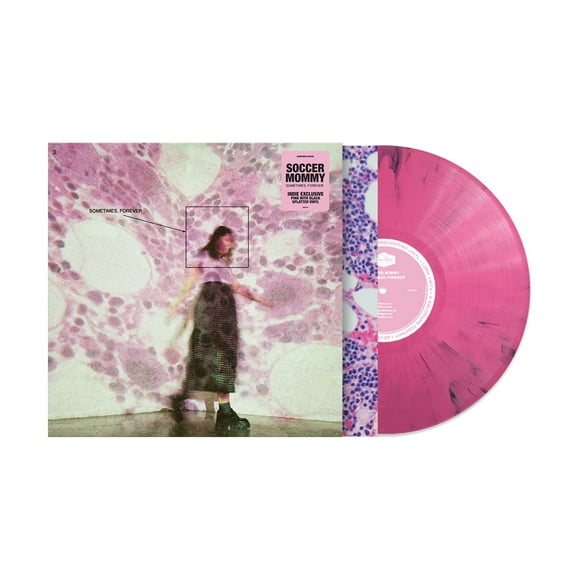 Soccer Mommy Sometimes, Forever LP pink with black swirl vinyl