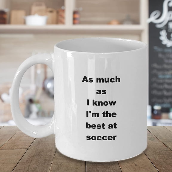 Soccer Mug, Ceramic Coffee Cup, Best Soccer Player,