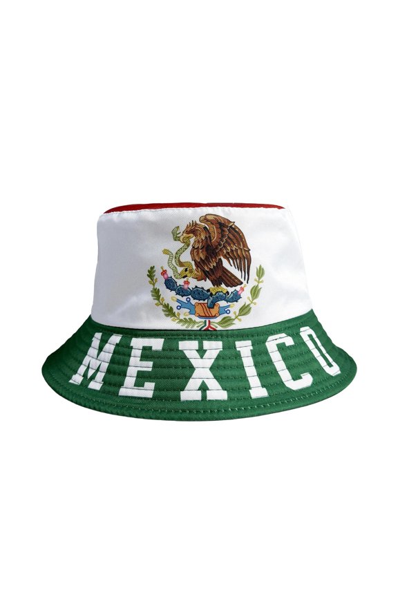 Soccer National Team Cap Fisherman Bucket Hat, Summer Beach Sun Hat for Fans Gifts