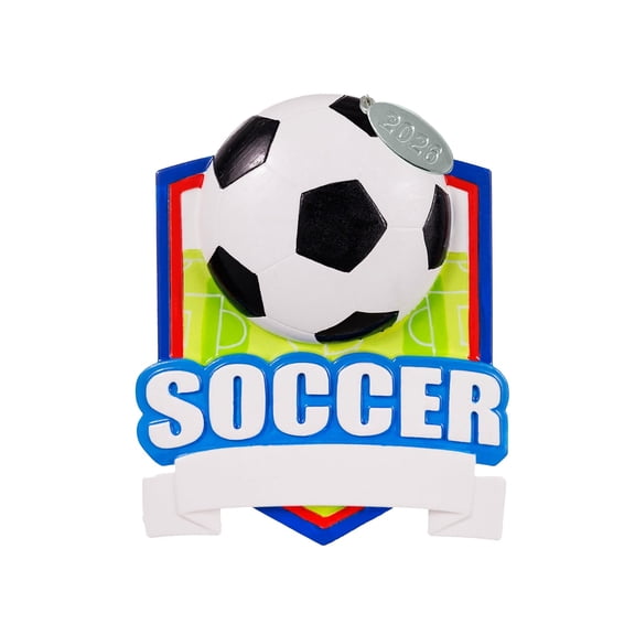 Soccer Ornaments, Soccer Ornament to Personalize, Soccer Gift Idea, Soccer Christmas Tree Ornaments for Boys or Girls, Goalies, Includes Hangtag and Gift Box