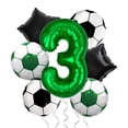 thumbnail image 1 of Soccer Party Decorations, Soccer Foil Balloons, Number 3Foil Balloons for Kids Soccer Fans Birthday Party, Soccer Game Day Party Decorations, 1 of 7