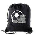 thumbnail image 1 of Soccer Party Favors | Soccer Drawstring Backpacks for Birthday Parties, Team events, and much more!, 1 of 4