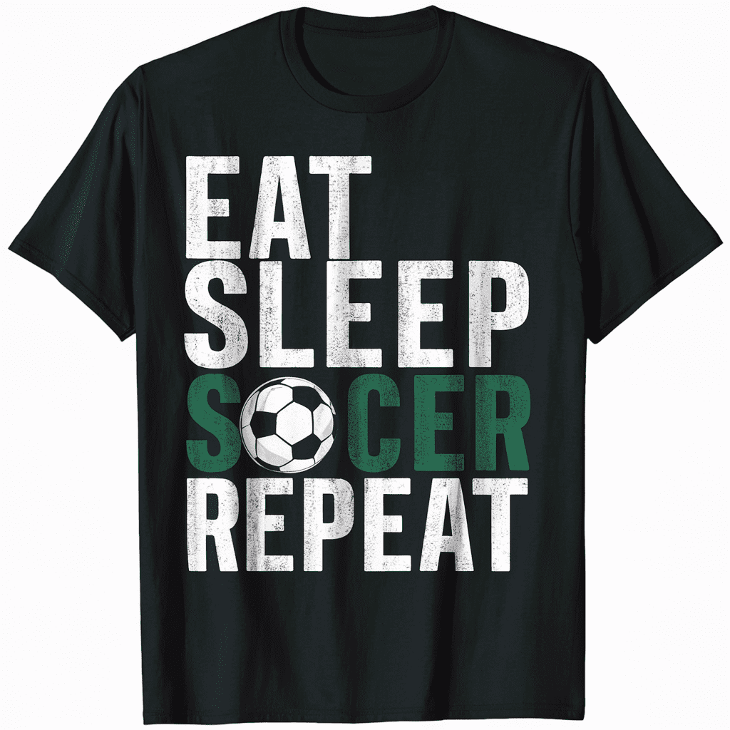 Soccer Passion Graphic Tee Sports Enthusiast Shirt