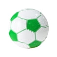 thumbnail image 1 of Soccer Pattern Water Polo Beach Ball for Swimming Pool Party Summer Outdoor Activities Games Luau Theme Favors, Green 16 Inch, 1 of 3