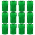 thumbnail image 1 of Soccer Pinnies Scrimmage Training Vests for Adult & Youth Sports Accessories Jerseys (12 Pack)-Forest-CHILD, 1 of 4