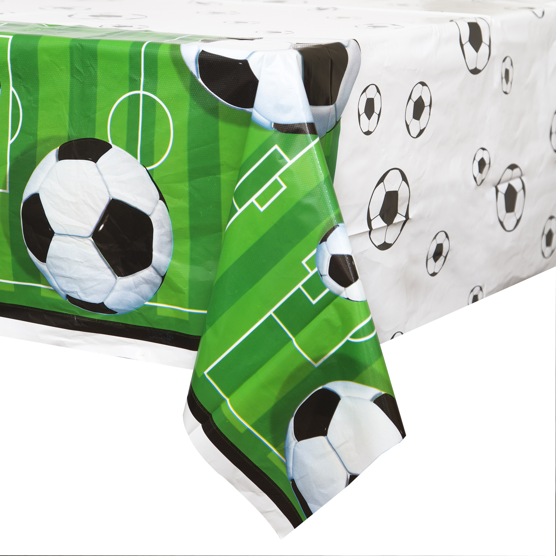 Soccer Plastic Party Tablecloth, 84" x 54" - image 1 of 4
