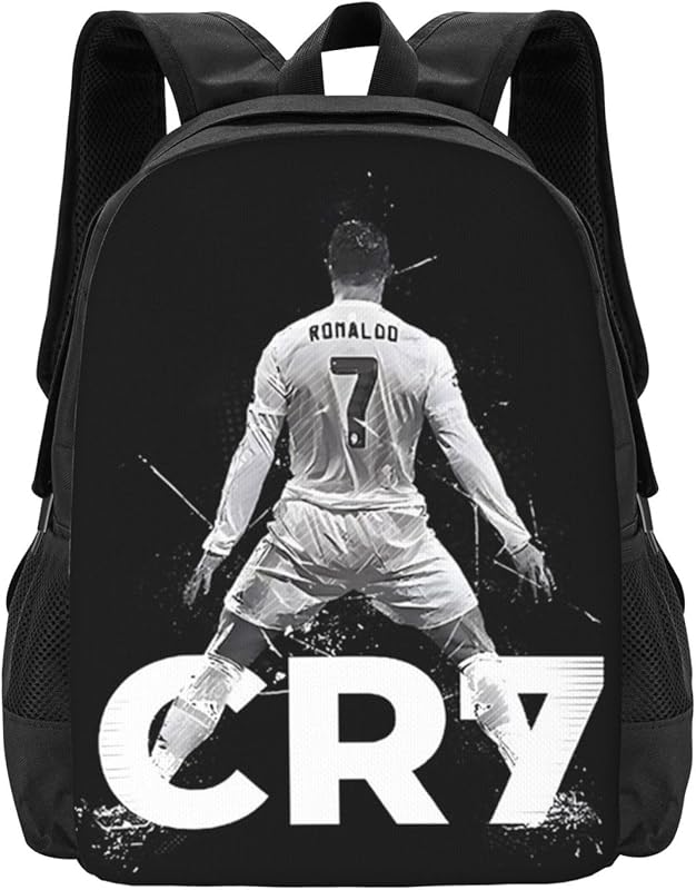 Soccer Player #7 Backpack 16.5 Inch For Daily Work Sport Outdoor ...