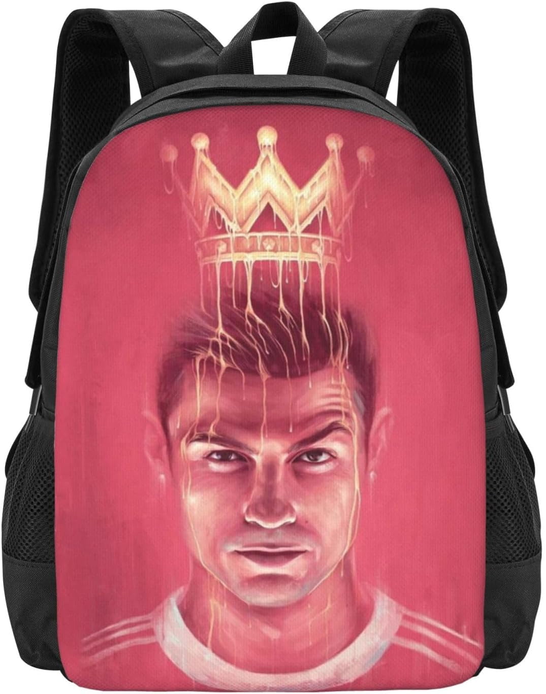 Soccer Player 7 Luminous Multifunction Backpack Travel Football Fans Bag For Men Women (Style 4