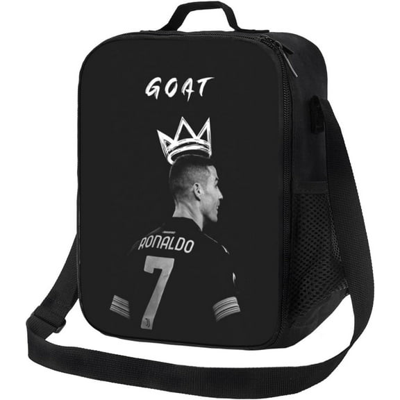 Soccer Player #7 Cristiano Ronaldo Lunch Bag For Daily Work Sport Outdoor Football Fans Lunch Box-Style 21