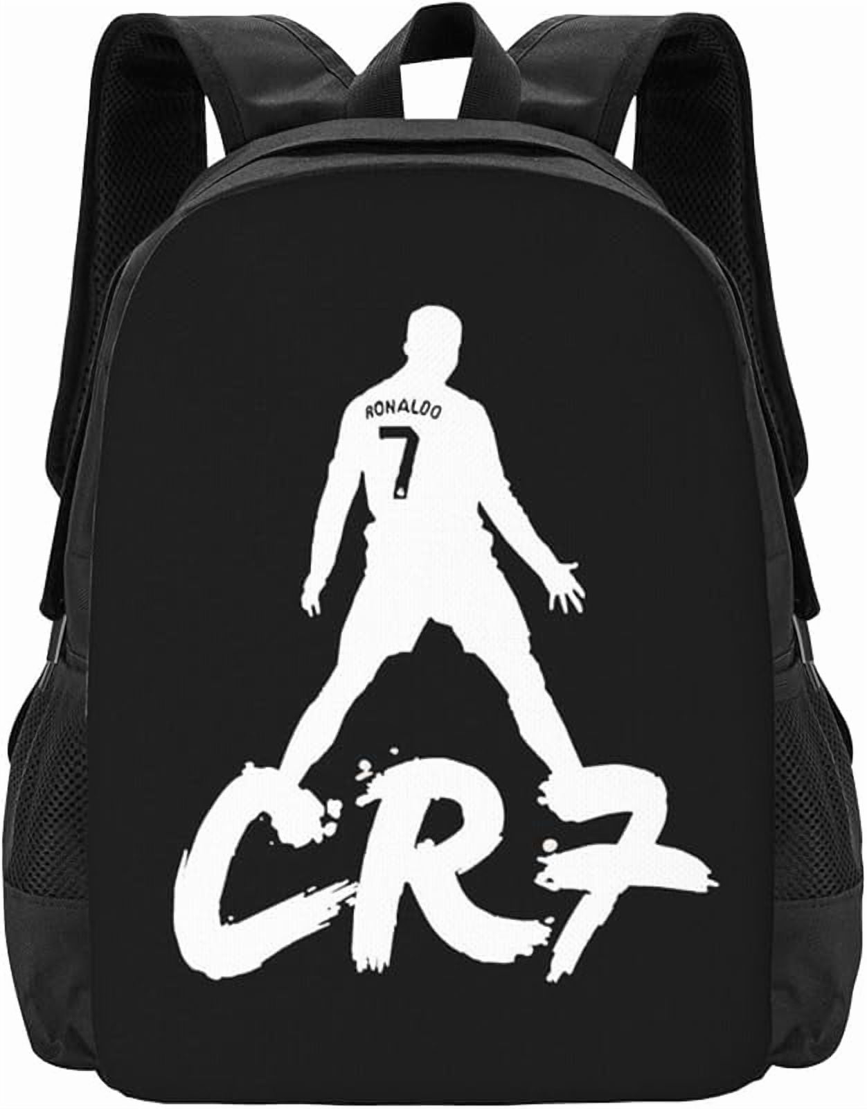 Soccer Player #7 Ronaldo Backpack 16.5 Inch For Daily Work Sport ...
