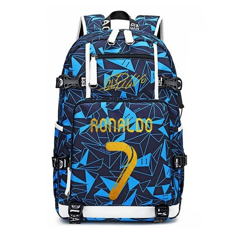 FANwenfeng Soccer R onaldo Multifunction Backpack Travel Taptop Daypack Fans Bag For Men Women NB 1 Walmart