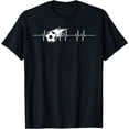 thumbnail image 1 of Soccer Player Gift Heartbeat Athlete Soccer T-Shirt, 1 of 2