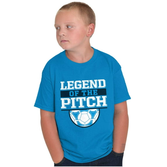 Soccer Player Legend of the Pitch Boys Kids T Shirt Tees Tops Teen Brisco Brands X