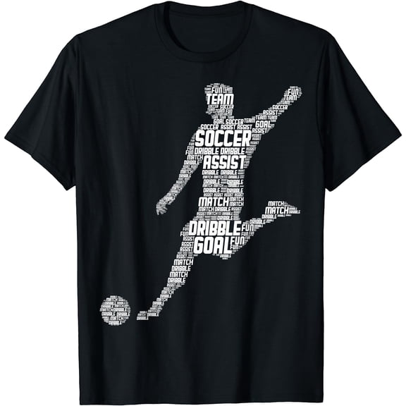 Soccer Player Men Kids Boys T-Shirt
