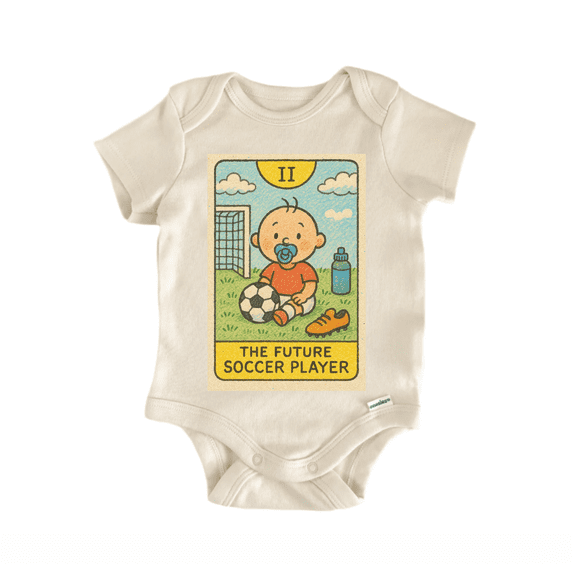 Soccer Player Newborn Baby Bodysuit