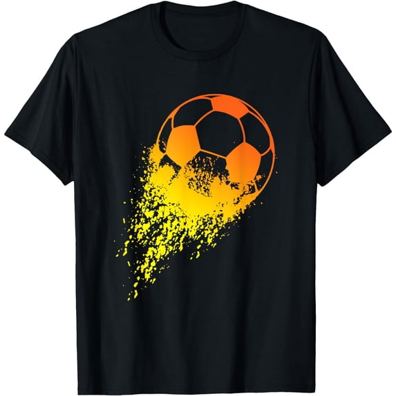 Soccer Player Sports Vintage Men Boys Soccer T-Shirt