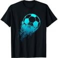 thumbnail image 1 of Soccer Player Sports Vintage Men Boys Soccer T-Shirt, 1 of 5