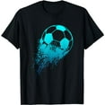 thumbnail image 1 of Soccer Player Sports Vintage Men Boys Soccer T-Shirt, 1 of 5